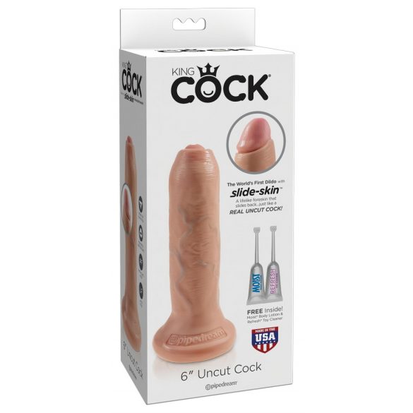 King Cock 6 - realistische dildo (15 cm) - huidskleurig