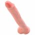 King Cock 14 grote dildo met ballen (35 cm) - naturel