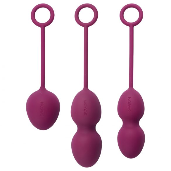 Svakom Nova - 3-delige kegels set (paars)