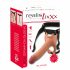 Realistixxx strap-on - holle, realistische dildo (natuurlijk)