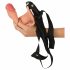 Realistixxx strap-on - holle, realistische dildo (natuurlijk)