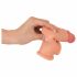 Realistixxx - penis verlenger met balring - 19cm (natuur)