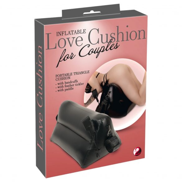 You2Toys Love Cushion - Opblaasbaar Sekskussen Set (Zwart)