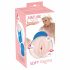 Nature Skin Soft - realistische vagina-masturbator (natuurlijk-blauw)