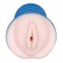 Nature Skin Soft - realistische vagina-masturbator (natuurlijk-blauw)