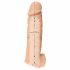 Realistixxx - penis sleeve met ballenring - 16cm (natuurlijk)