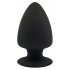 Silexd M - vormbare anale dildo - 11 cm (zwart)