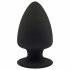 Silexd M - vormbare anale dildo - 11 cm (zwart)