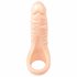 Realistixxx Double F - realistische dildo met penisring (natuurlijk)