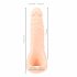 Realistixxx Double F - realistische dildo met penisring (natuurlijk)