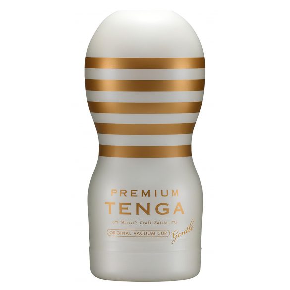 TENGA Premium Zacht - wegwerp masturbator (wit)