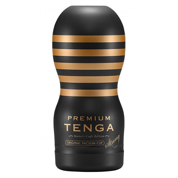 TENGA Premium Sterk - wegwerpmasturbator (zwart)