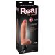 Real Feel Deluxe Nr. 5 - levensechte vibrator met ballen (natuurlijk)