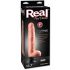 Real Feel Deluxe No.7 - realistische vibrator met testikels (natuurlijk)