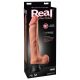 Real Feel Deluxe No.12 - realistische vibrator met ballen (natuurlijk)