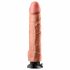 Real Feel Deluxe No.12 - realistische vibrator met ballen (natuurlijk)