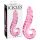 Icicles Nr. 24 - ribbelige glazen dildo (roze)