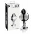 Icicles No. 25 - kegels, glazen anale dildo (transparant)