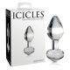 Icicles No. 44 - kegelvormige, glazen anale dildo (doorzichtig)