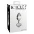 Icicles No. 44 - kegelvormige, glazen anale dildo (doorzichtig)