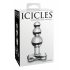 Icicles No. 47 - Drievoudige glazen anale dildo (transparant)