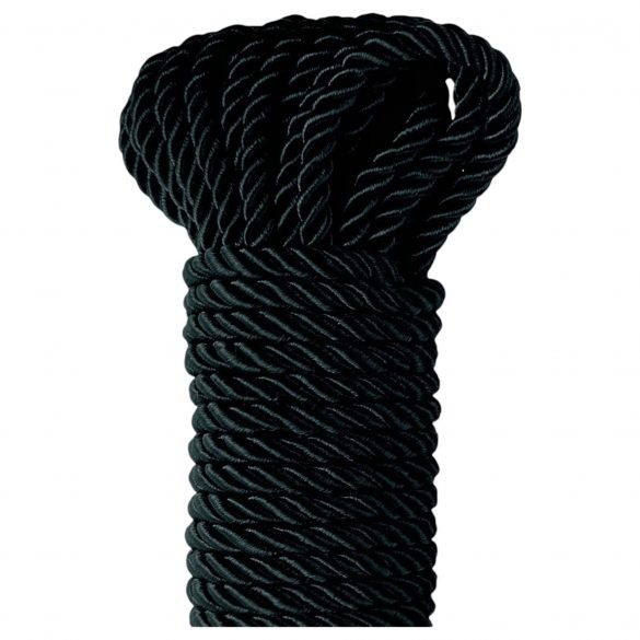 Fetish Zijde Touw - Shibari touw - 10m (zwart)