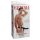 Fetisj Strap-On 8 - holle vibrator (zwart)