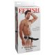 Fetisj Strap-On 8 - holle vibrator (zwart)