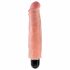 King Cock 7 Stijf - waterdichte realistische vibrator (18cm) - huidkleur