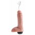 King Cock 8 - realistische sproeidildo (20 cm) - natuurlijke