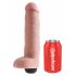 King Cock 10 - realistische spuitende dildo (25cm) - naturel