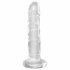 King Cock Clear 6 - zuignap dildo (15cm)