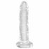 King Cock Clear 6 - zuignap dildo (15cm)