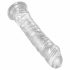 King Cock Clear 8 - zuignap, grote dildo (20cm)