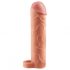 X-TENSION Perfect 1 - penis huls met balring (17,7 cm) - naturel