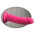 Dillio 8 - zuignap, realistische dildo (20cm) - roze