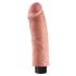 King Cock 8 - buigzame, levensechte vibrator (25 cm)