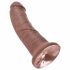 King Cock 8 dildo (20 cm) - bruin