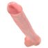 King Cock 15 - zuignapbasis, dildo met ballen (38 cm) - natuur