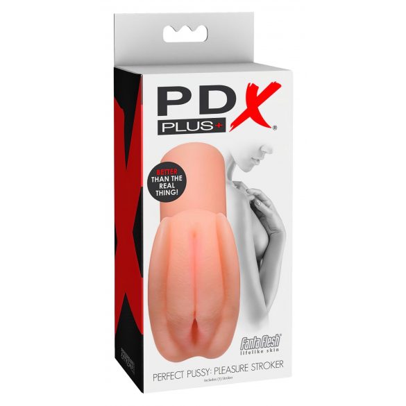 PDX Plezier Stroker - realistische kunstvagina masturbator (natuurlijk)