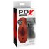 PDX Dubbele Stroker - 2in1 realistische masturbator (bruin)