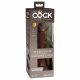 King Cock Elite 7 - zuignap, realistische dildo (18cm) - bruin