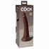 King Cock Elite 7 - zuignap, realistische dildo (18cm) - bruin