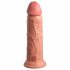 King Cock Elite 8 - zuignap, realistische dildo (20cm) - huidkleurig