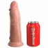 King Cock Elite 8 - Realistische Dildo met Zuignap (20 cm) - Naturel