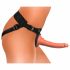 King Cock Elite Comfy - Strap-on dildó met harnas (donker)