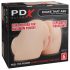 PDX Elite - vibrerende 2-in-1 masturbator (natuurlijk)