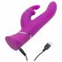 Happyrabbit Power Motion - oplaadbare, waterdichte, stotende vibrator (paars)