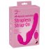 Strepless Strap-On - opzetbare vibrator (roze)