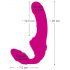 Strepless Strap-On - opzetbare vibrator (roze)